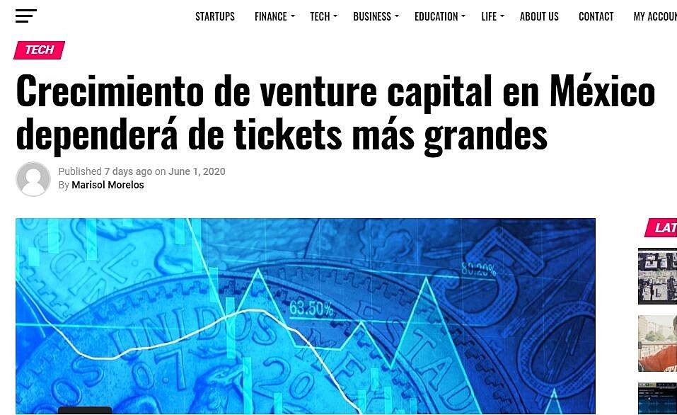 Crecimiento de venture capital en Mxico depender de tickets ms grandes